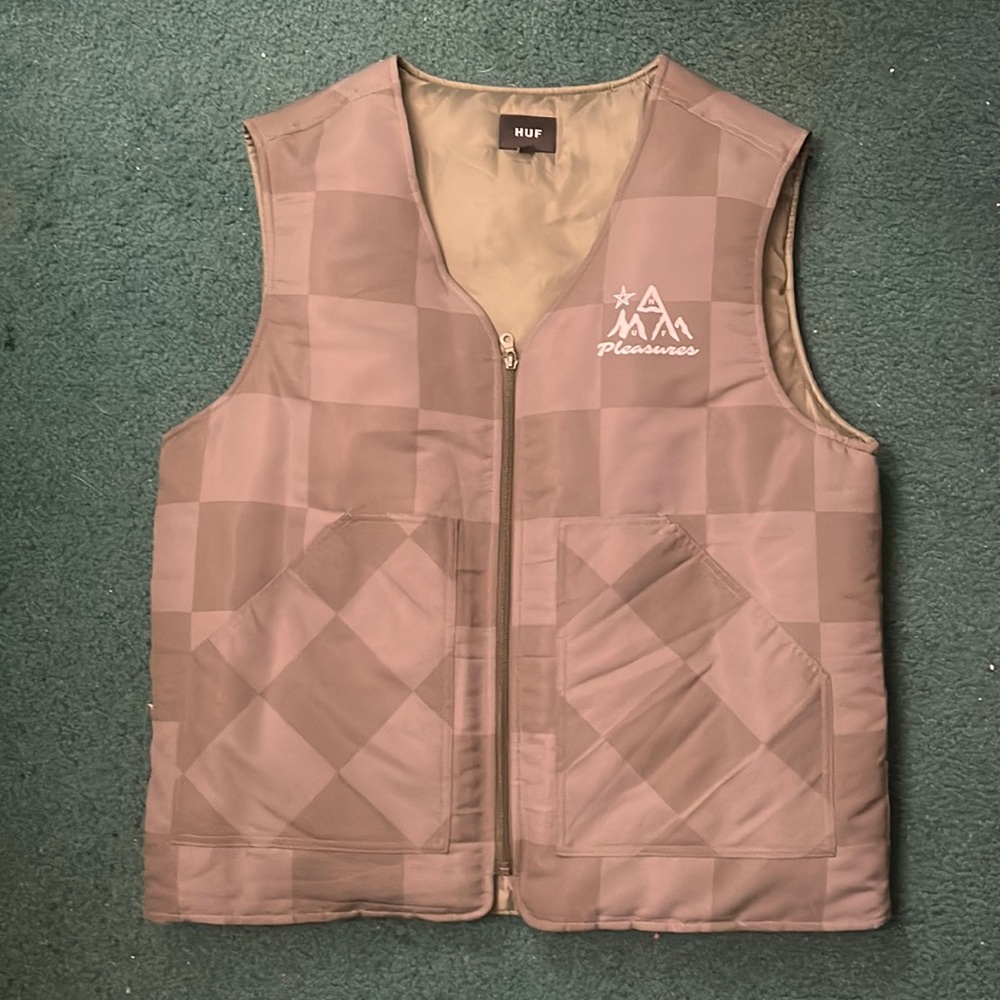 HUF X Pleasures Puffer Vest